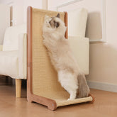 Tismucel cat scratching post with beechwood base offers durable clawing outlet for indoor cats.