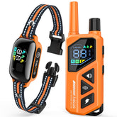 TISOOG dog shock collar front view showing adjustable strap for comfortable daily training.
