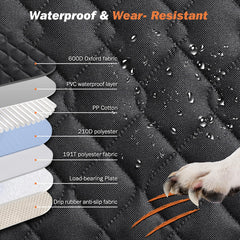Tivray Back Seat Extender mesh-window demonstrates airflow and calmer dogs