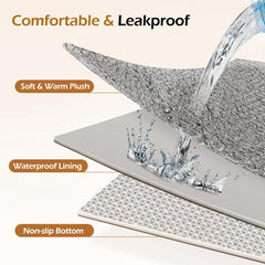 Tivray dog bed cover waterproof back demonstrates stain resistance against spills