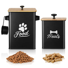 Tivray dog treat container large jar with airtight lid keeps treats fresh and organized.