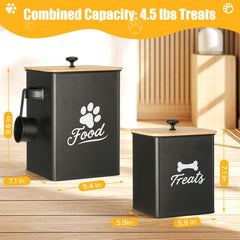 Tivray dog treat container small jar stores snacks neatly on the counter.