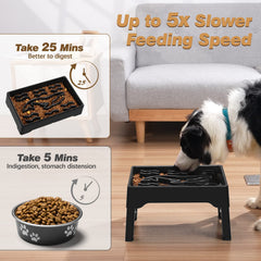 Tivray slow feeder bowl ridges highlighting slower eating and mindful grazing