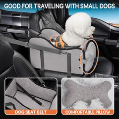 TKYZ center console dog car seat gray universal fitment fits most armrests