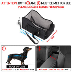 TKYZ center console dog seat installation is quick and secure for busy drivers.