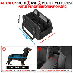 TKYZ compact dog car seat includes soft pillows and cushions for comfort.