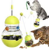 TLKNG cat toy top teaser wand with wobble ball drives interactive play and hunting instincts.