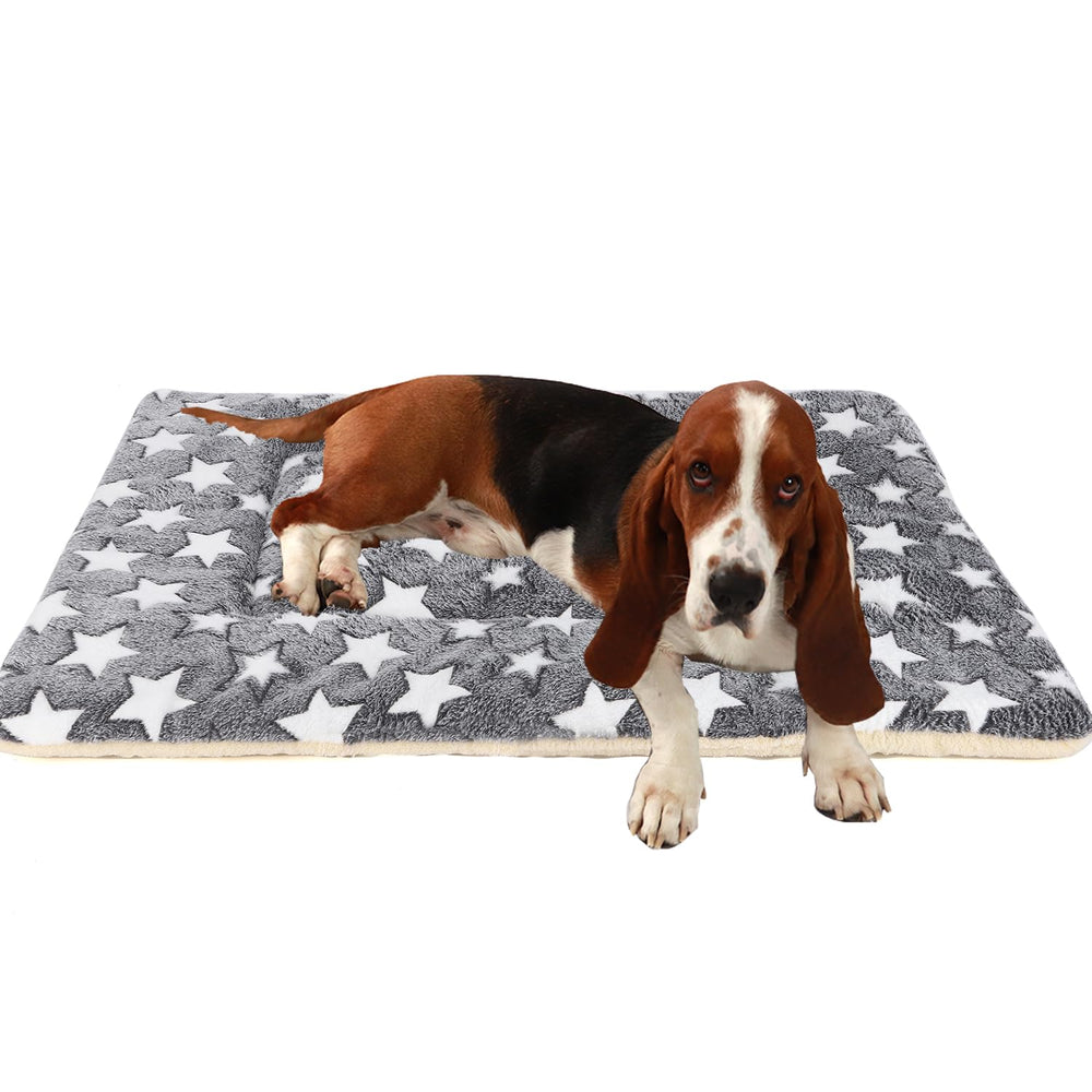 TMbsfatn dog bed plush fabric close-up shows soft comfort