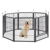 TMEE dog playpen eight-panel assembly for quick, safe setup