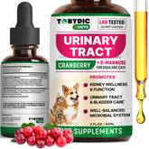 TOBYDIC cat-dog-uti-treatment-bottle supports kidney and bladder wellness for pets