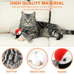 Tocirelo Flappy Bird cat toy, USB recharge for long cordless sessions