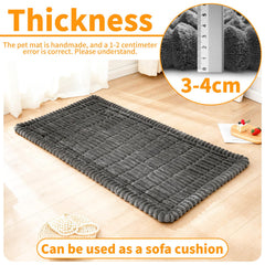 tokameiu backseat-extender-compatible-dog-bed-gray adds comfort on road trips