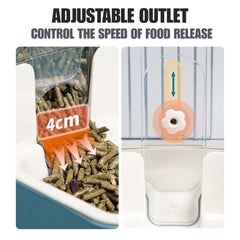 Tokayife dispenser large capacity with detachable box for easy multi-day feeding.