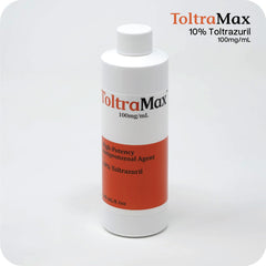ToltraMax Toltrazuril dosing spoon demonstrates precise, gentle dosing.
