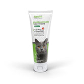 Tomlyn Laxatone maple-flavored hairball gel jar supports hairball management in cats.