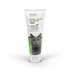 Tomlyn Laxatone maple-flavored hairball gel jar supports hairball management in cats.