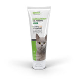 Tomlyn Laxatone tuna-flavored bottle for hairball relief in cats.