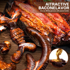 TonyEst bacon-scented chew toy entices eager chewers during playtime.