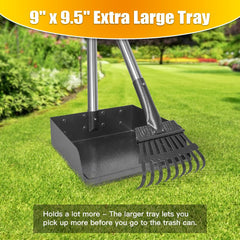 TOOGE extended-reach 38-inch design reduces bending during yard cleanup