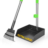 TOOGE large-dog-pooper-scooper tray with roomy surface for quick pickups