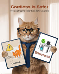 TOONIOOS cat fountain motion sensor activates hydration when a cat approaches