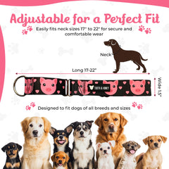 Tooth & Honey collar slips over head for quick on-and-off during walks