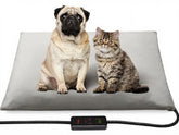 Toozey heating pad floor view shows a warm area for pets.