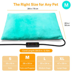 Toozey pet heating pad safety structure with protective layers