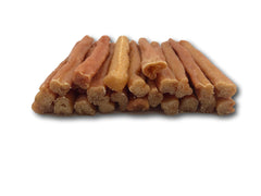 Top Dog Chews Turkey Tendon Round Packaging USA: USA-made origin and large 1lb portion