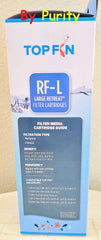 Top Fin Retreat Large RF-L in-aquarium setup demonstrates reliable filtration for busy tanks