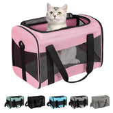 Top tasta Cat Carrying Case under-seat view for easy airline travel.