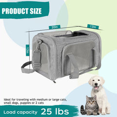 Top tasta breathable windows highlight airflow and pet visibility during travel