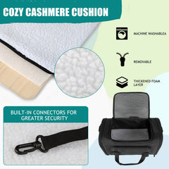 Top tasta carrier portable with padded strap and luggage compatibility.