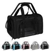 Top tasta dog cat carrier roomy space for small to medium pets during trips.