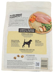 Topco Associates Pure Harmony barley and peas kibble offers wholesome nutrition for dogs.
