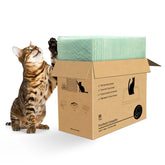Topfeel cat pad demonstrates Breeze compatibility for secure fit and dry litter