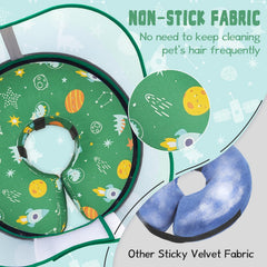 Toptakeit donut collar features breathable padding for a calm, restful recovery.