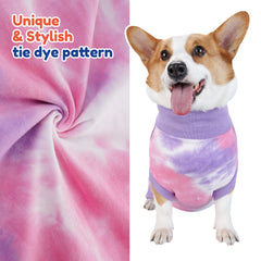 TORJOY unisex dog suit with male female openings for easy elimination
