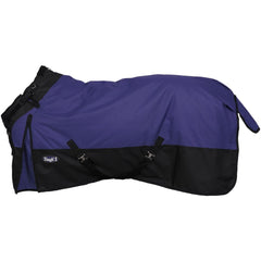 Tough1 snuggit turnout blanket 72in purple offers waterproof warmth for horses