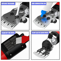 Towiac 550W comfort grip for easier handling during long sessions