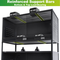 ToxiRium terrarium cable management organizer keeps cords tidy and safe.