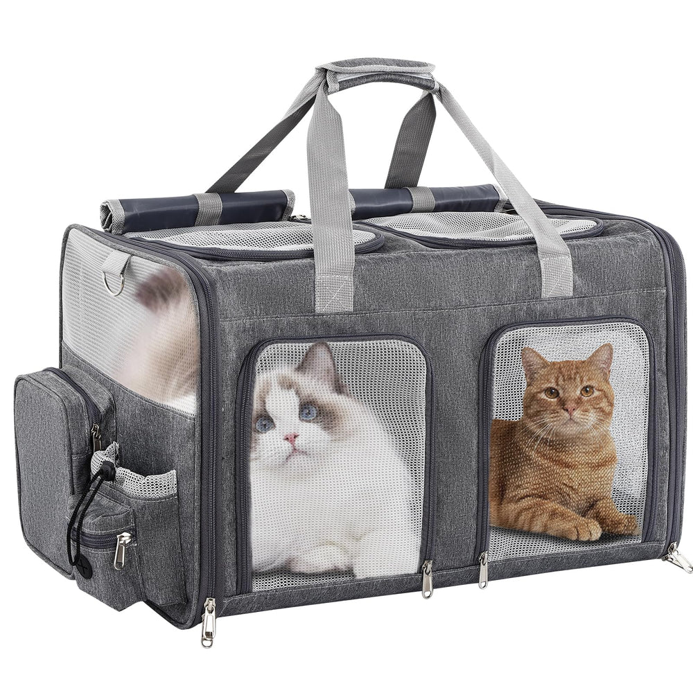 TOYSBOOM Cat Carrier dual-cabin for two cats enables safe, coordinated travel