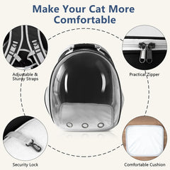 TOYSINTHEBOX carrier dimensions show expandable space for medium cats and small dogs