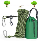 Tresbro dog camping leash 50ft strap for lightweight travel and quick setup.