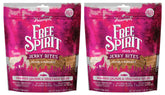 Triumph Free Spirit Jerky Bites salmon pieces for dogs—savory training rewards.
