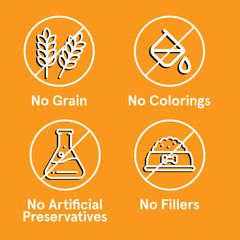 TRMC grain-free dog food close-up emphasizing digestibility and allergy-friendly meals.