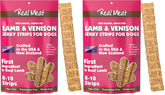 TRMC real meat lamb and venison jerky pack-2 display for daily rewards.