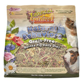 Tropical Carnival Natural Behaviors packaging with reseal keeps portions fresh for convenient feeding.