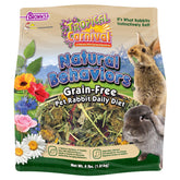 Tropical Carnival Natural Behaviors Rabbit Food in a bowl promotes foraging enrichment.