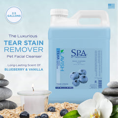 TropiClean blueberry facial shampoo bottle highlighting refreshing scent and gentle cleansing